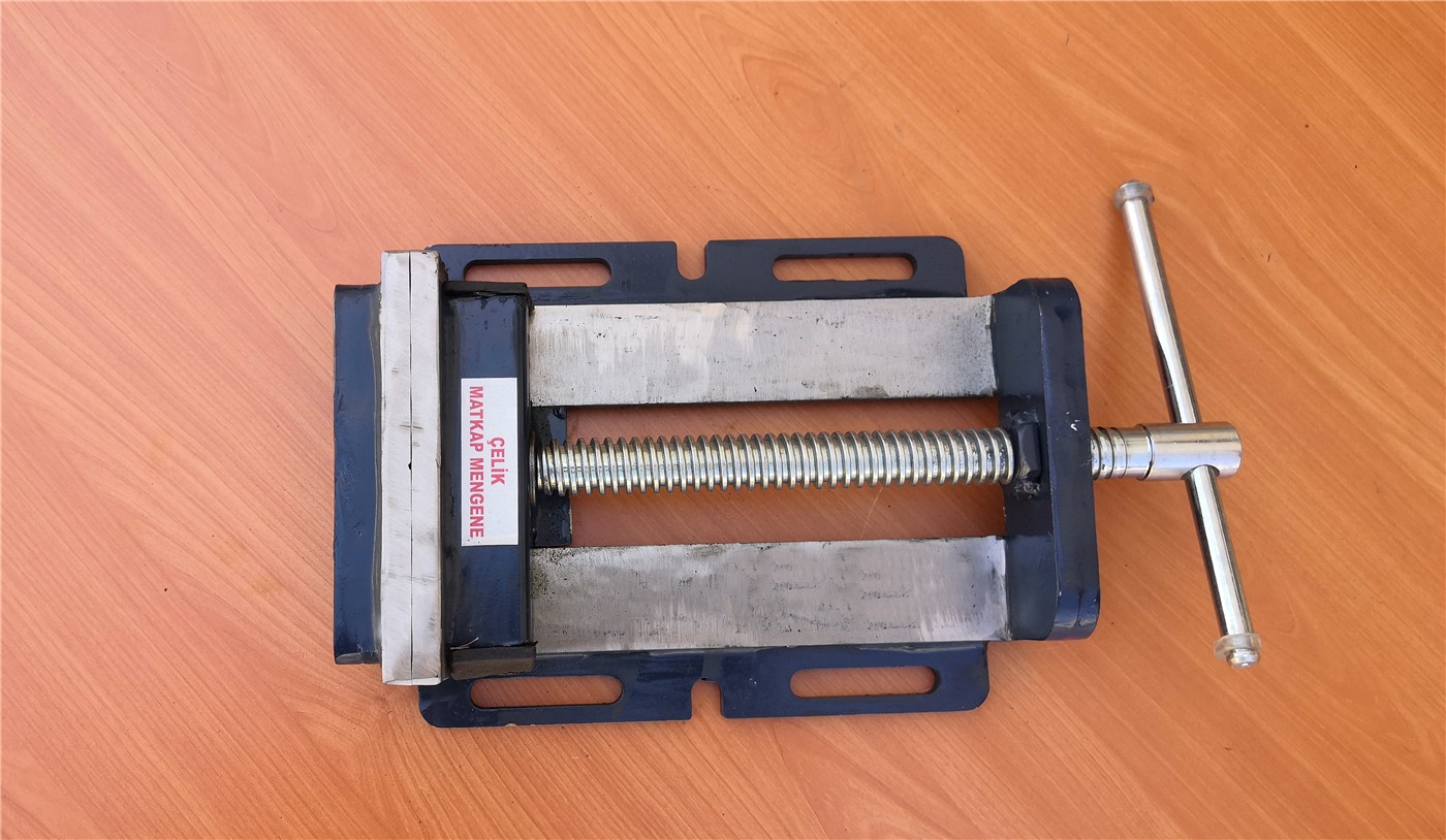 Steel drill press vice, 150 mm example model, photo 2