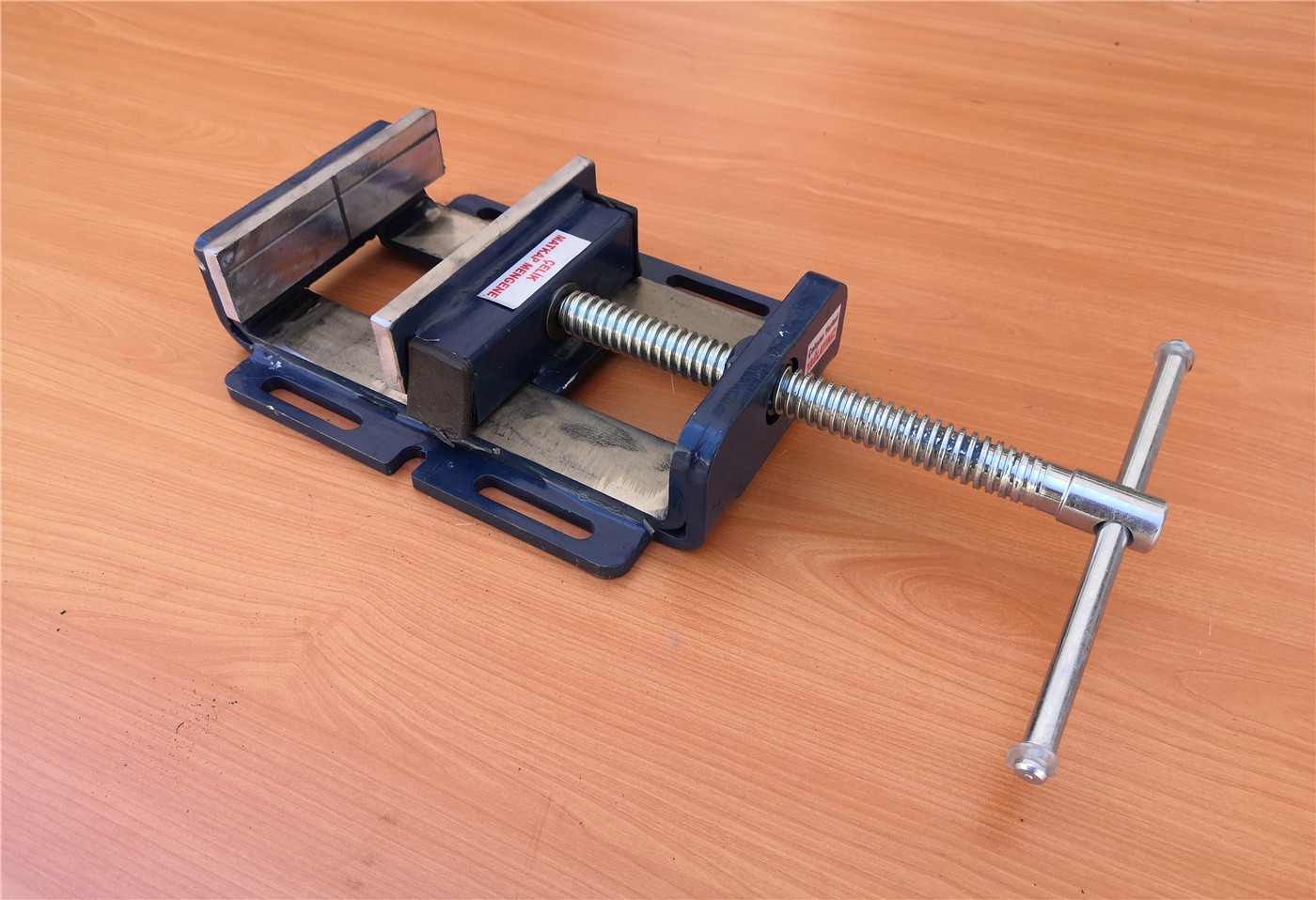 Steel drill press vice, 150 mm example model, photo 4