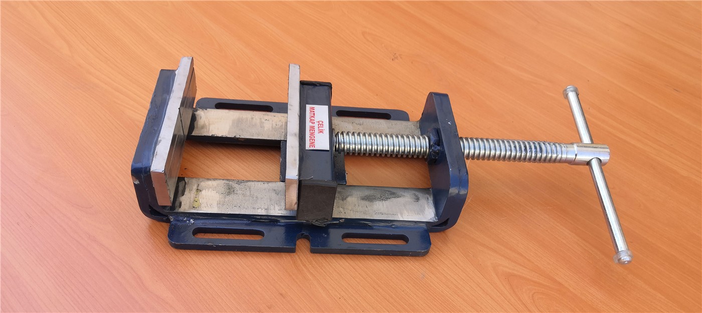 Steel drill press vice, 150 mm example model, photo 5